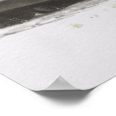 Russischer T-34-Tank, Seitenansicht. Poster (Ecke)