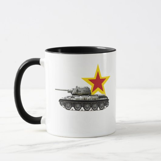 Russischer Tank - Weltkrieg 2 Tasse (Links)