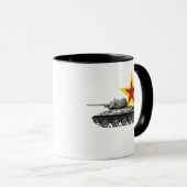 Russischer Tank - Weltkrieg 2 Tasse (VorderseiteRechts)