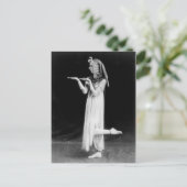 Russischer Tänzer in Cleopatra-Kostüm Postkarte (Stehend Vorderseite)