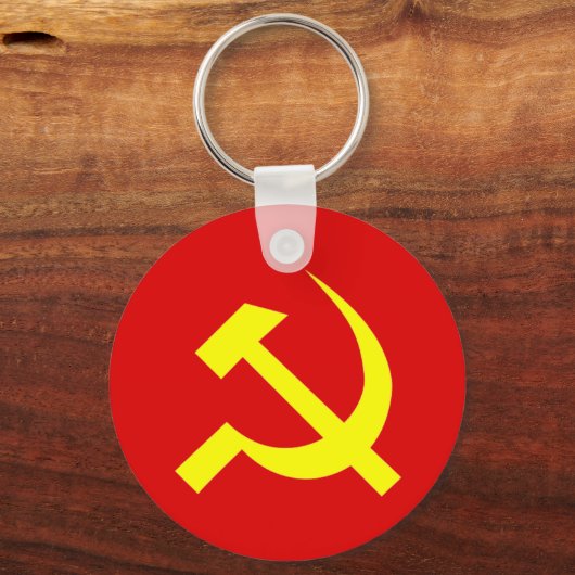 Russischer UdSSR Hammer & Sickle Schlüsselanhänger (Vorderseite)