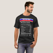 Russischer Vater Ernährung Fakten Vatertag Geschen T-Shirt (Vorne ganz)