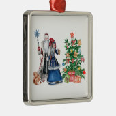 Russischer Vater Frost und Snegurochka Weihnachten Ornament Aus Metall (Rechts)