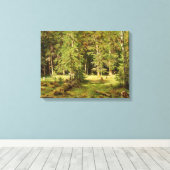 Russischer Wald (Rustikale Landschaft) (Grünwald) Leinwanddruck (Insitu (Holzboden))