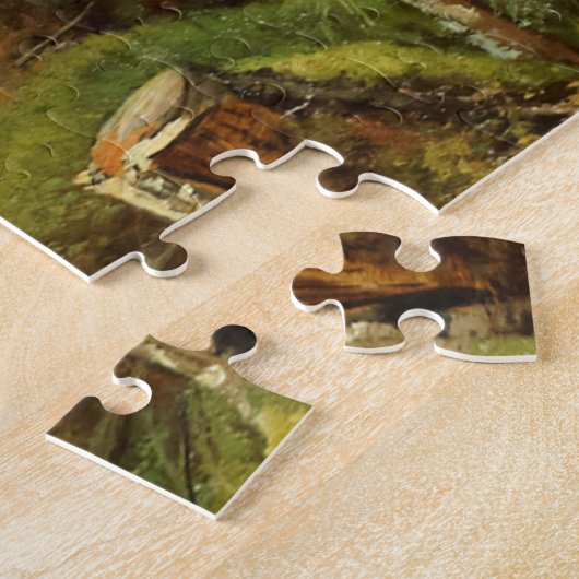 Russischer Wald (Rustikale Landschaft) (Grünwald) Puzzle (Seite)