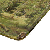 Russischer Wald (Rustikale Landschaft) (Grünwald) Schneidebrett (Ecke)