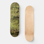 Russischer Wald (Rustikale Landschaft) (Grünwald) Skateboard (Vorderseite)