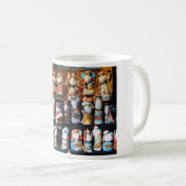 Russischer Weihnachtsmann Kaffeetasse (VorderseiteRechts)
