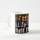 Russischer Weihnachtsmann Kaffeetasse (Vorderseite Links)