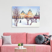 Russischer Winter 2004 Leinwanddruck (Insitu (Wohnzimmer))