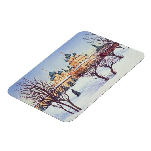 Russischer Winter 2004 Magnet (Linke Seite)