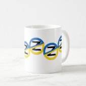 Russischer Z-T - Shirt Kaffeetasse (VorderseiteRechts)
