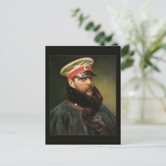 Russischer Zar Alexander II Postkarte (Stehend Vorderseite)
