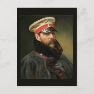 Russischer Zar Alexander II Postkarte