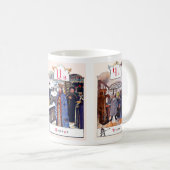 Russisches Alphabet-Bild-Tassen, Set I (Nr. 5 von Kaffeetasse (VorderseiteRechts)