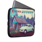Russisches Auto und Dacha Laptopschutzhülle (Vorne Rechts)