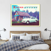 Russisches Auto und Dacha Leinwanddruck (Insitu (Schlafzimmer))