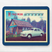 Russisches Auto und Dacha Mousepad (Vorne)
