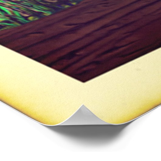 Russisches Auto und Dacha Poster (Ecke)