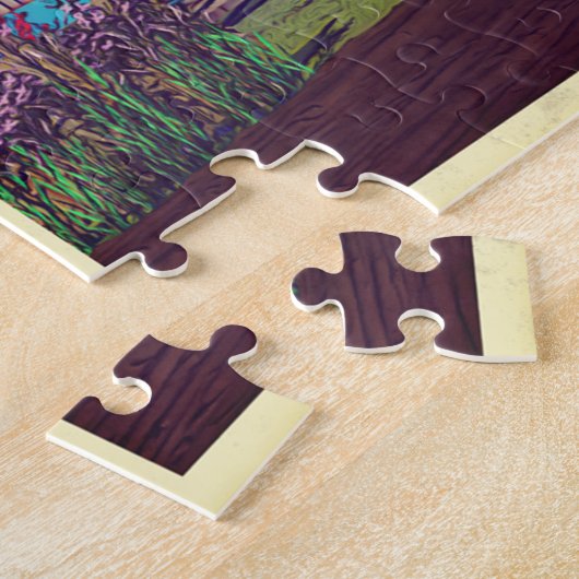 Russisches Auto und Dacha Puzzle (Seite)
