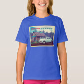 Russisches Auto und Dacha T-Shirt (Vorderseite)