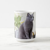 Russisches Blau Kaffeetasse (Mittel)