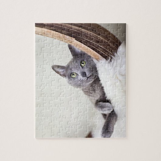 Russisches Blau Puzzle (Vertikal)