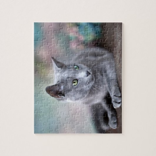 Russisches Blau Puzzle (Vertikal)