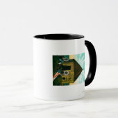 Russisches Blockhaus in St. Michael, Alaska Tasse (VorderseiteRechts)