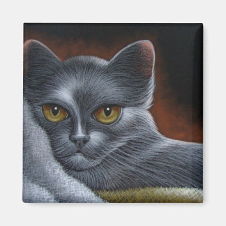 RUSSISCHES BLUE CAT MAGNET