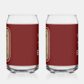 Russisches Bogatybeerlabel Dosenglas (Links)