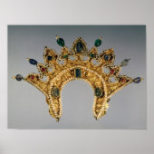 Russisches Diadem, Set mit Perlen Poster (Vorne)