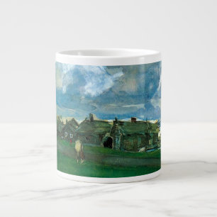 Russisches Dorf Valentin Serov Jumbo-Tasse