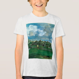 Russisches Dorf Valentin Serov Tri-Blend Shirt