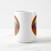 Russisches Emblem Kaffeetasse (Mittel)