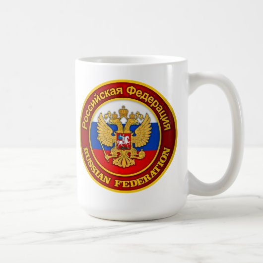 Russisches Emblem Kaffeetasse (Rechts)