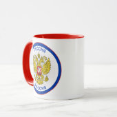 Russisches Erbe-Emblem Tasse (Vorderseite Links)