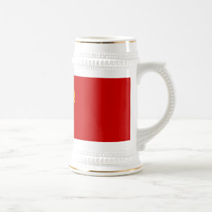 RUSSISCHES FLAGGEN-BIER STEIN BIERGLAS