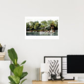 Russisches Flussbootplakat drucken Poster (Heimbüro)