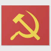 Russisches Hammer und Sichel-glattes Packpapier (Flach)