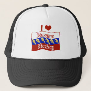 Russisches Hockey Truckerkappe