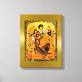 Russisches Icon Mary Mutter Gottes Canvas Print Leinwanddruck (Vorderseite)