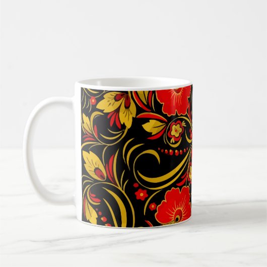 Russisches khokhloma kaffeetasse (Links)