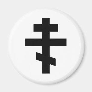 Russisches Kreuzorthodoxes Kirchengottesymbol Magnet