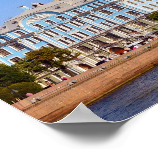 Russisches Kreuzschiff Aurora Poster (Ecke)