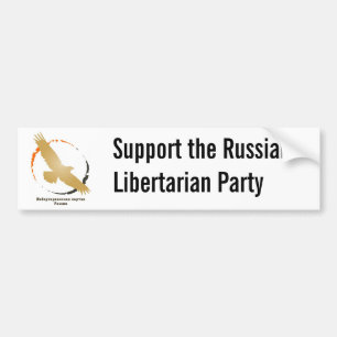 Russisches liberalistisches Partylogo Autoaufkleber