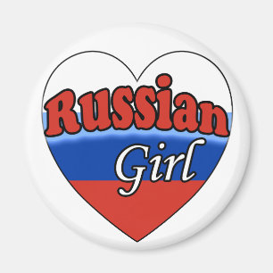 Russisches Mädchen Magnet