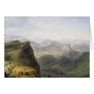 Russisches Militärlager in Dagestan, 1895