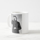 Russisches mystisches Grigori Yefimovich Rasputin Kaffeetasse (Vorderseite Links)
