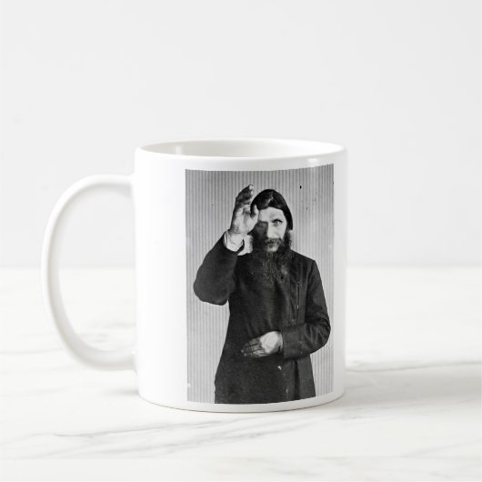 Russisches mystisches Grigori Yefimovich Rasputin Kaffeetasse (Links)